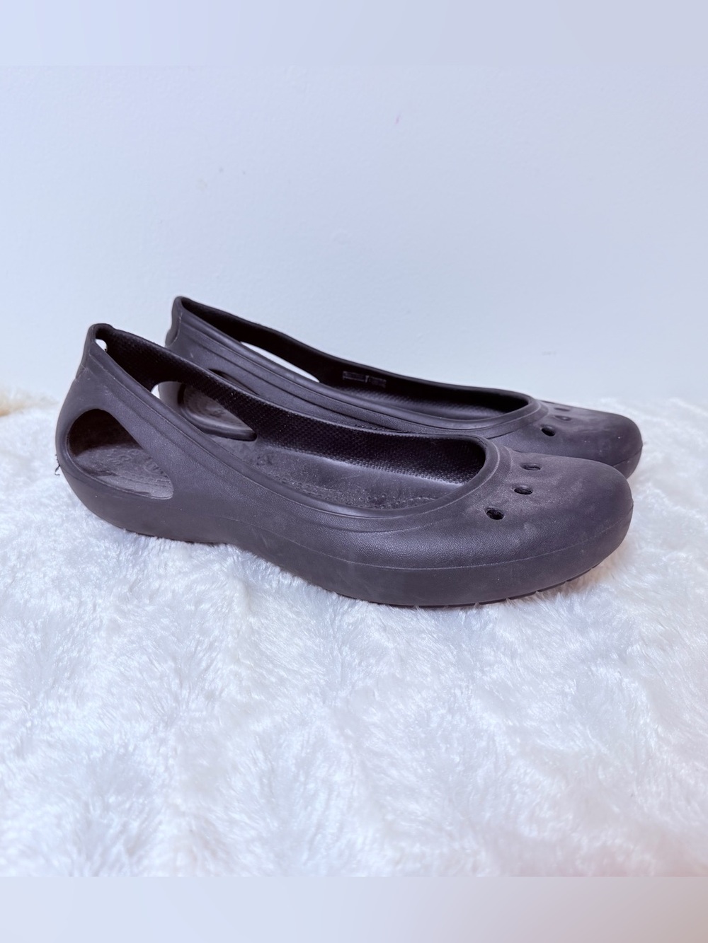 Crocs Women's Kadee Black Flats Size 10